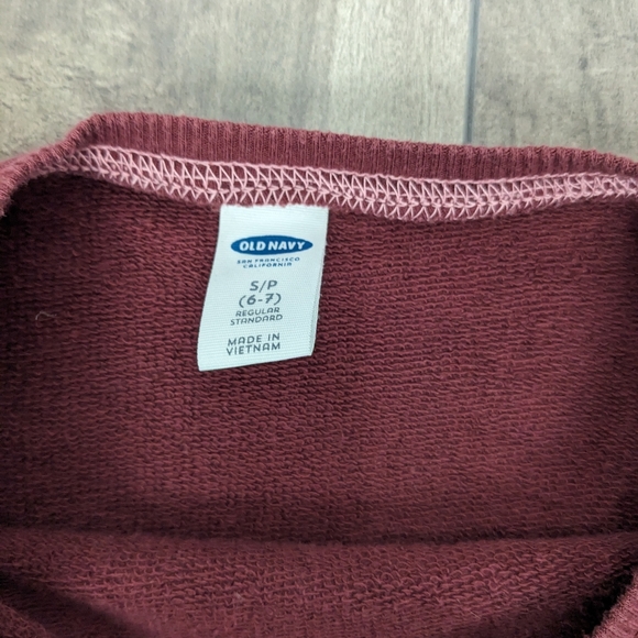 Set of 2 Old Navy Girls Small Sweatshirts Marvelous Legend - Picture 6 of 8